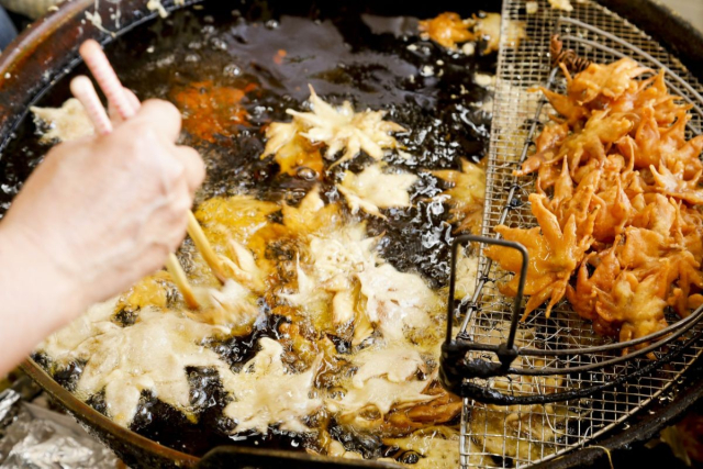 Mino in Osaka is famed for its deep fried maple leaves.