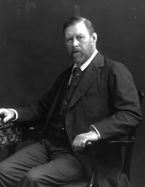 Bram Stoker (1847-1912), novelist born in Ireland, author of "Dracula".