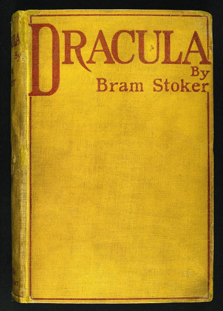 Dracula, by Bram Stoker - First Edition cloth cover, 1897
British Library Board