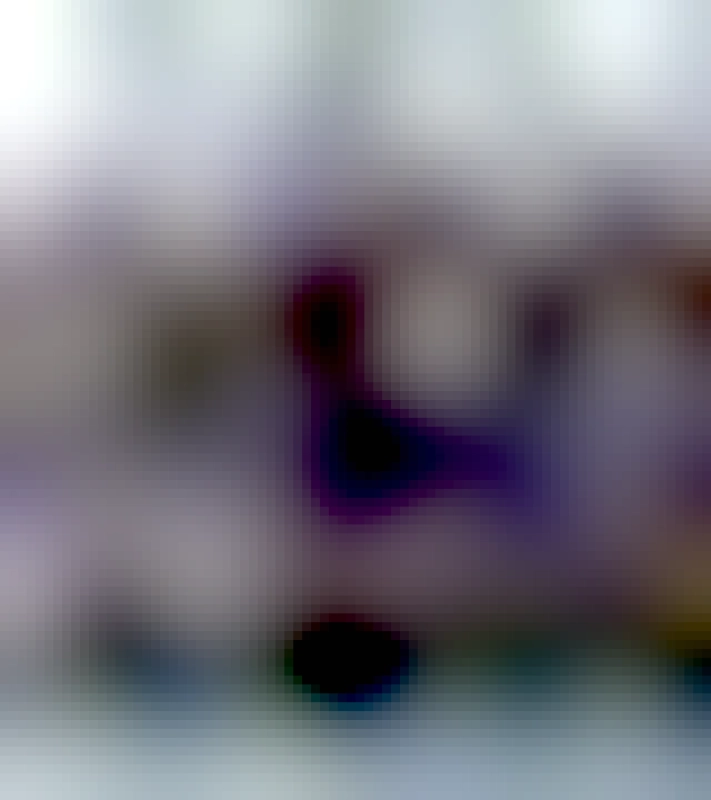 A posed 1880s photo of two men in suits holding the front of a small cart while a woman menaces them with a small whip