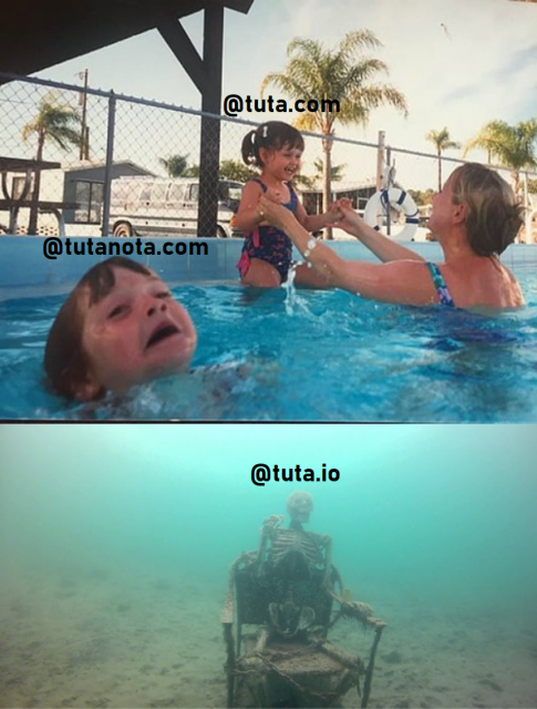 Mother Ignoring Kid Drowning In A Pool Meme
