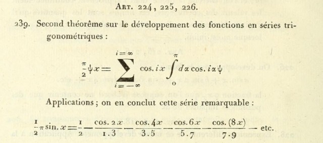 Screenshot of Théorie Analytique de la Chaleur