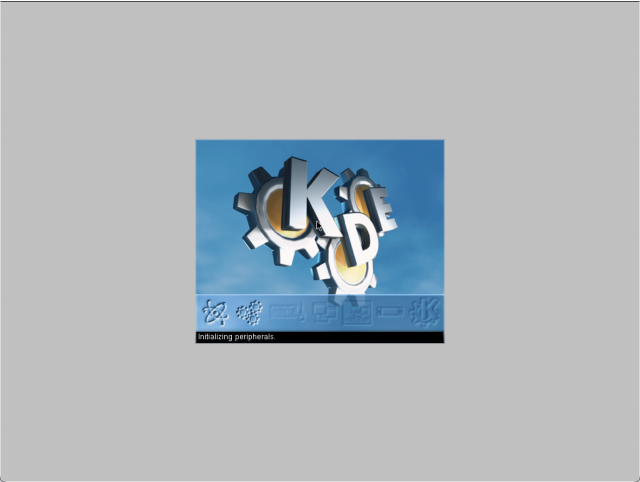 KDE initializing peripherals