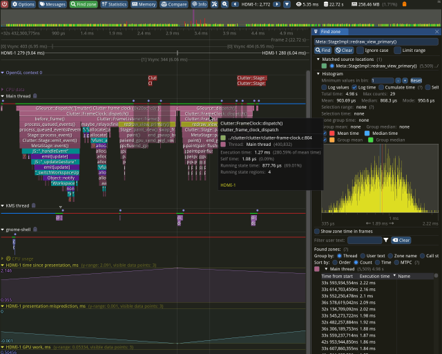 Screenhot of Tracy Profiler