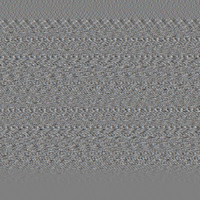 The same song, encoded in RGB JPEG. Also noise with some patters