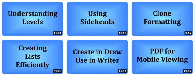 Thumbnails from Don Matschull's YouTube channel
