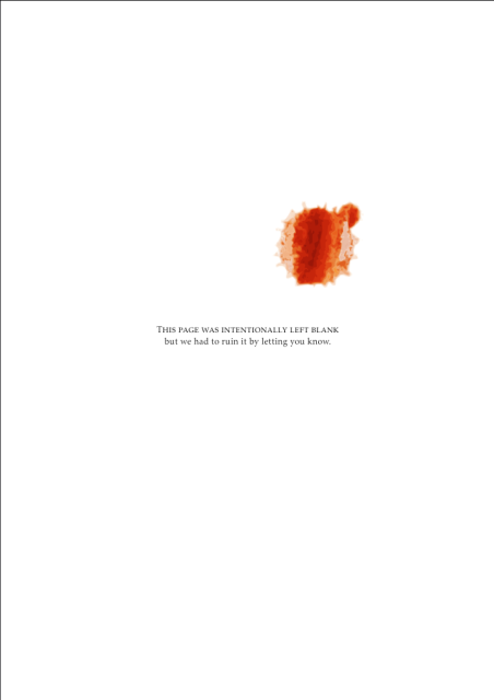 Screenshot of the fourth page of a PDF with a coffee drip stain.