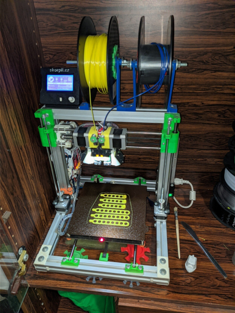 Photo of my custom 3D printer after upgrade