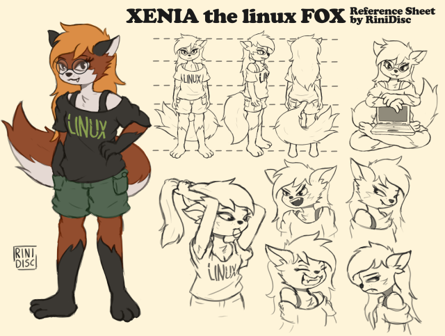 Reference Sheet of Xenia