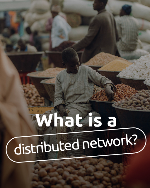 What is a distributed network?