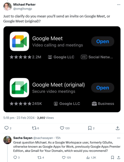 Twitter conversation screenshot; link to the conversation is provided in the post.