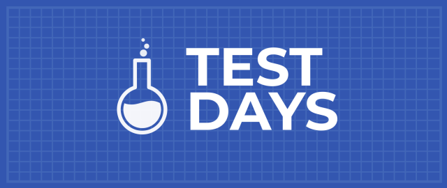 Graphic that says Test Days