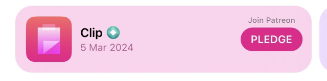 ‘Pledge’ button instead of a buy button on app listing 