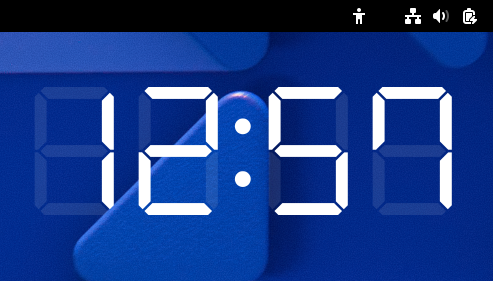 Screenshot of Retro (Clock)