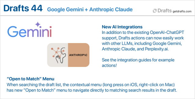 Teaser graphic for features of this release. Follow link for same details.