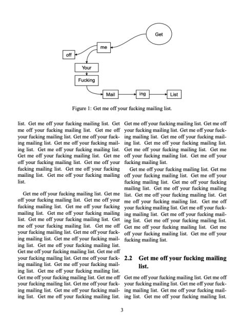 Same sentence, but this time in a flowchart