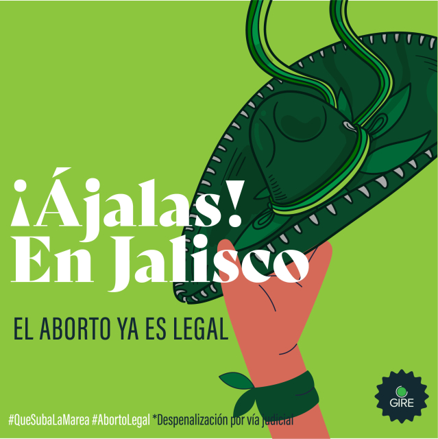 ¡Ájalas! En Jalisco

El Aborto Ya Es Legal

#QueSubaLaMarea #AbortoLegal