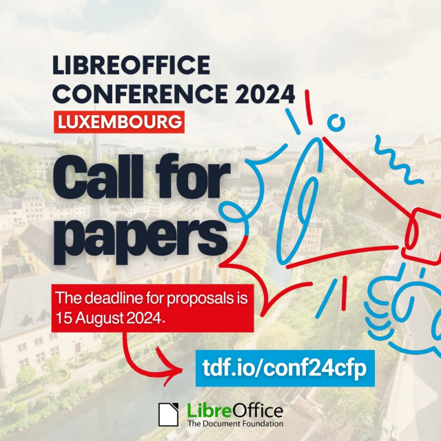 Image of Luxembourg with "Call for papers" text