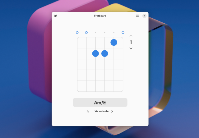 Screenshot of "Fretboard"
