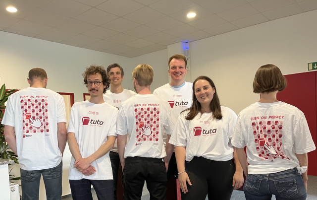 Tuta team, getting ready for the B2 run in Hanover