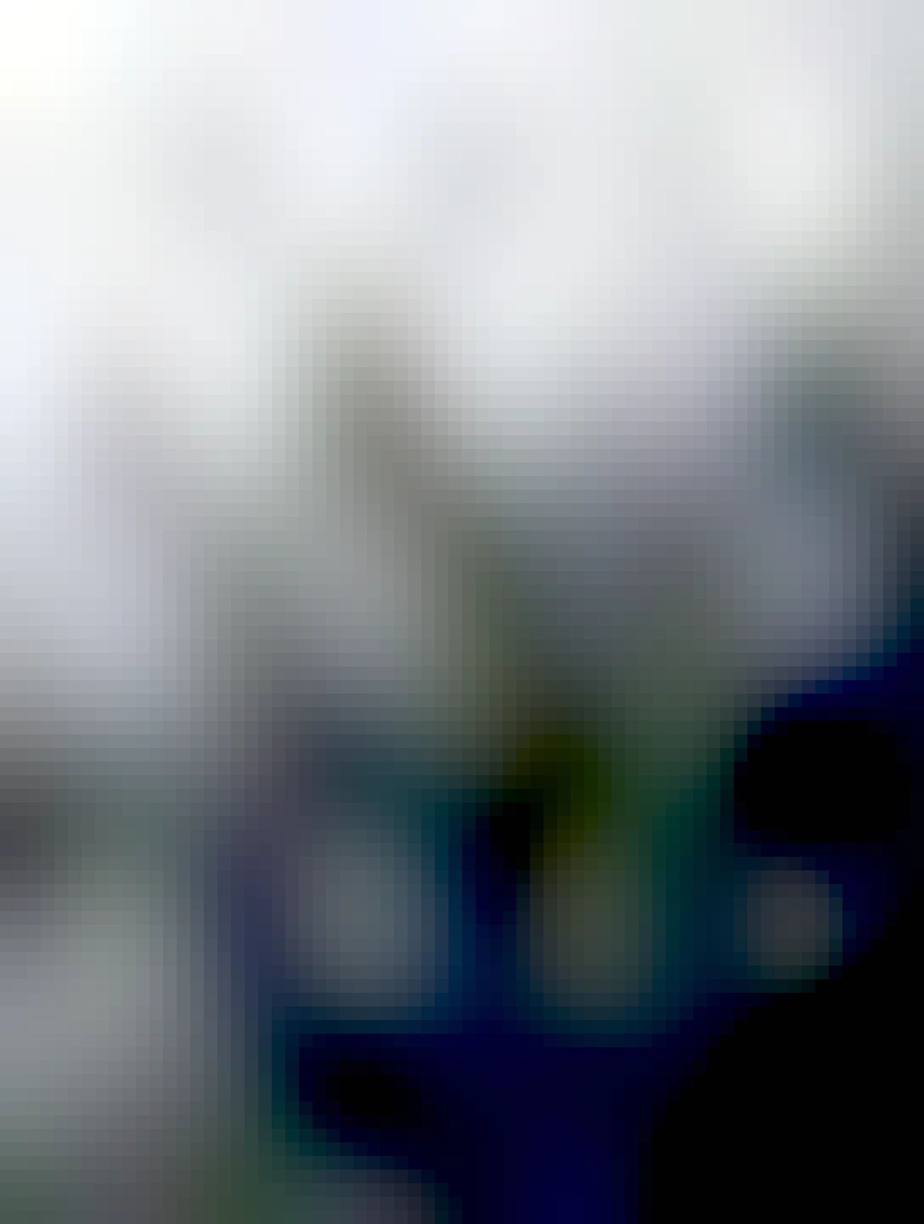 tmavá obloha trochu prší, vetva inhličnatého stromu, na konci ihličia kvapky, všetko tak nejak celé mokré 