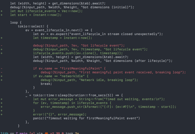 networkIdle

(it's a screenshot of a bunch of Rust code, but "networkIdle" is the event)