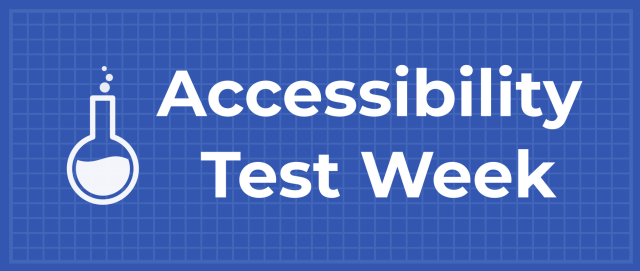 Accessibility Test Week banner