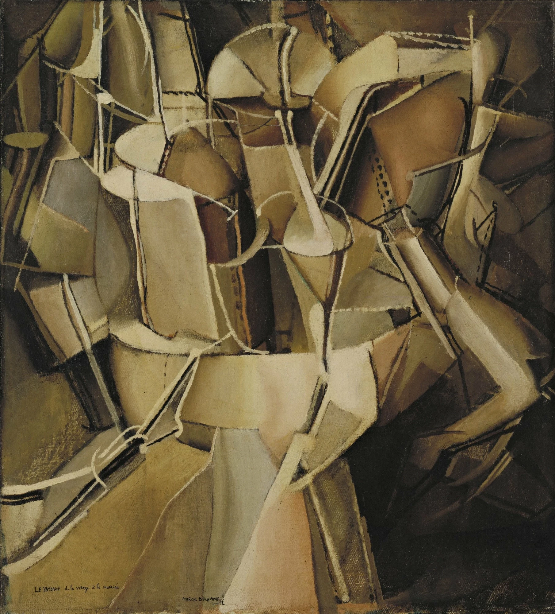 The Passage from Virgin to Bride,
Marcel Duchamp, (1912)