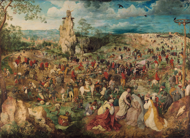 The Procession to Calvary,
Pieter Bruegel the Elder (1564)