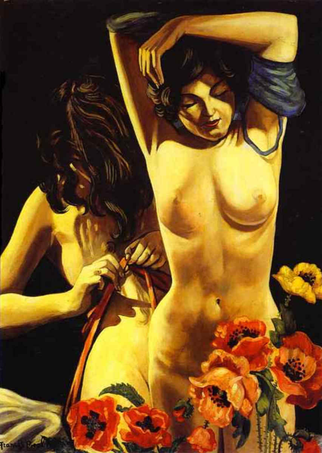 Two Women with Poppies,  Francis Picabia (1942 - 1944)