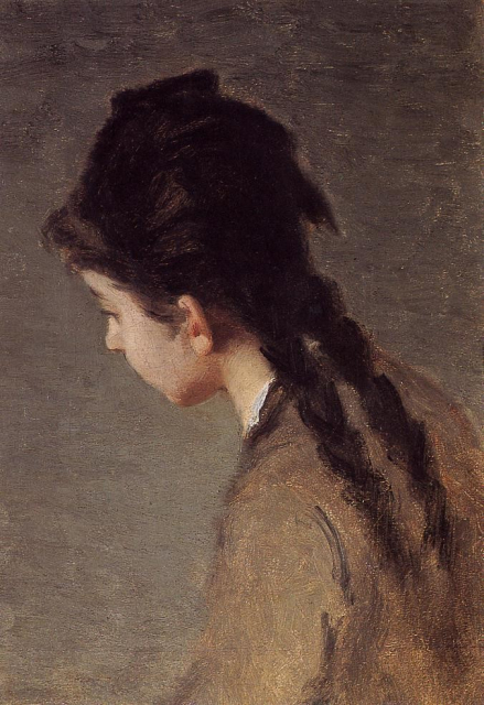 Portrait of Jeanne Gonzales,
Eva Gonzales, 1870?