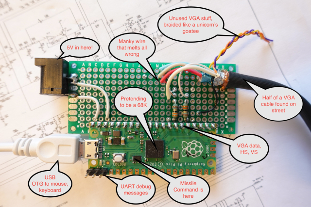 The RPi Pico hardware itself.