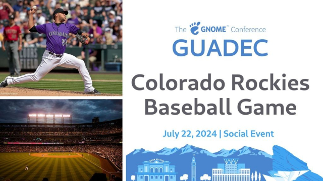 GUADEC social event: Colorado Rockies Baseball Game