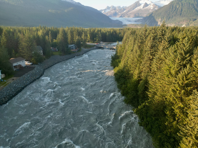 Live updates as annual glacial outburst flooding impacts Juneau's Mendenhall Valley
