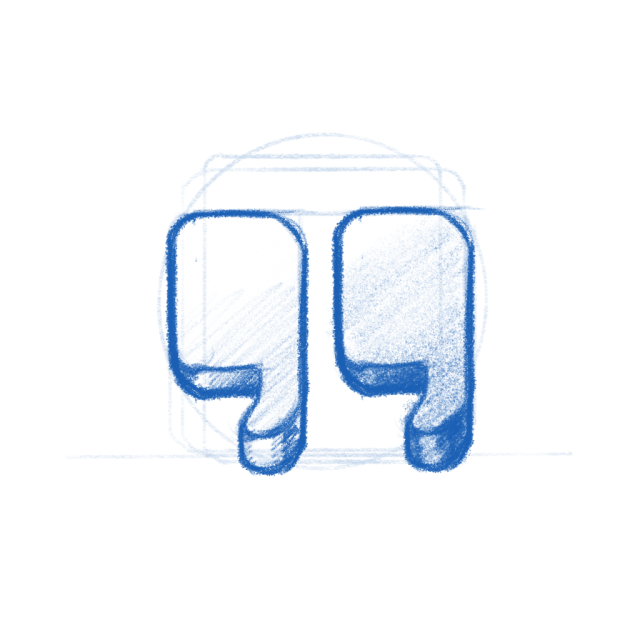 Motivation app icon sketch.