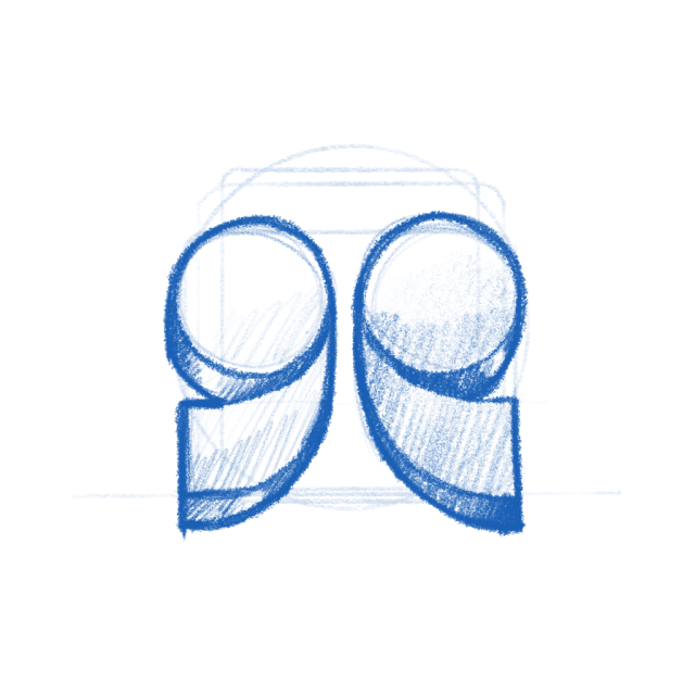 Motivation app icon sketch.