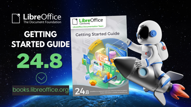 Cover of LibreOffice Getting Started Guide 24.8