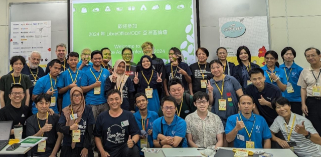 Group photo from LibreOffice Asia Conference 2024