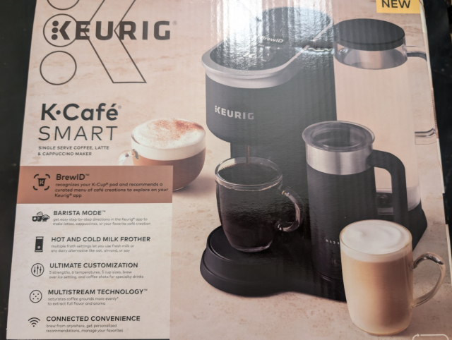 Keurig K-Café SMART single cup k cup machine