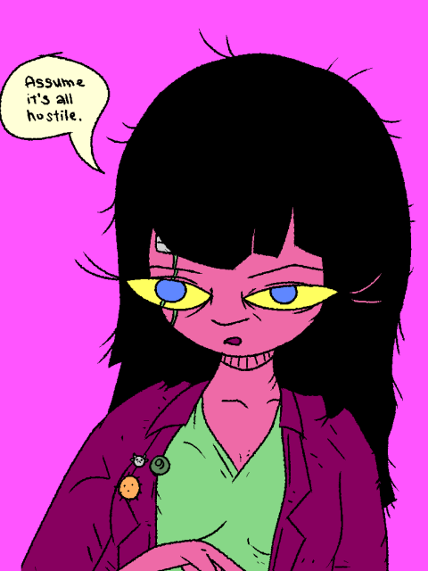 mage says: 'assume it's all hostile.'