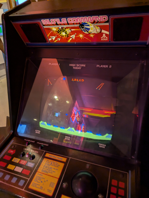 Das Arcade Game Missile Command 