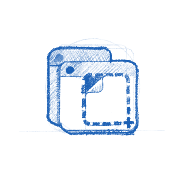 Mini screenshot app icon sketch. Again, naming needs some work.