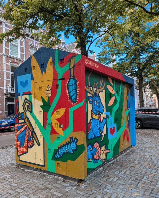 Electriciteitshuisje, street art design door SOGOshow