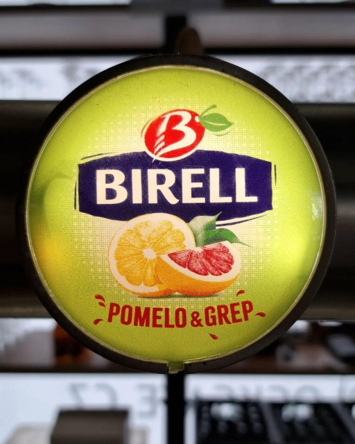 etiketa Birell Pomelo&Grep