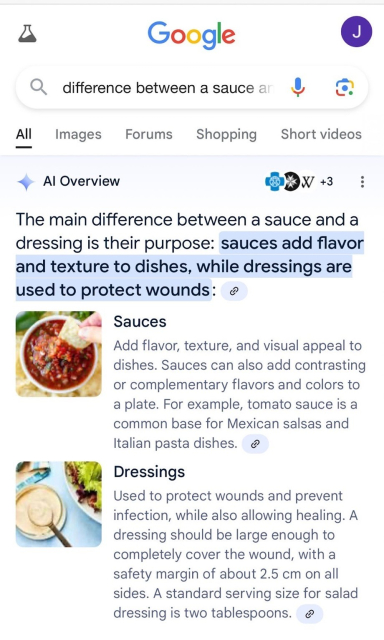 The main difference between a sauce and a dressing is their purpose: sauces add flavor and texture to dishes, while dressings are used to protect wounds: