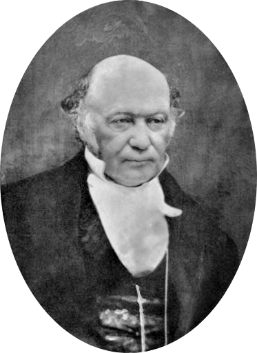 Portrait of Sir William Rowan Hamilton.

In the image, Hamilton is shown as a mature man with a thoughtful, introspective demeanor. His face is marked by high cheekbones, a prominent brow, and deep-set eyes that reflect intellectual depth. His hair, typically dark and wavy, is styled neatly, though in some versions of his portraits it appears slightly receding, signaling the passage of time. His expression is serious, with a slight furrow in his brow, indicative of his deep intellectual pursuits.