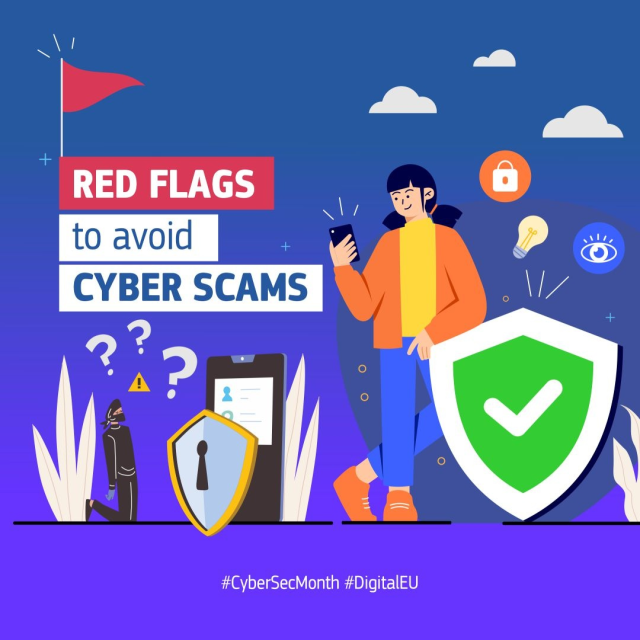 Red flags to avoid cyber scams