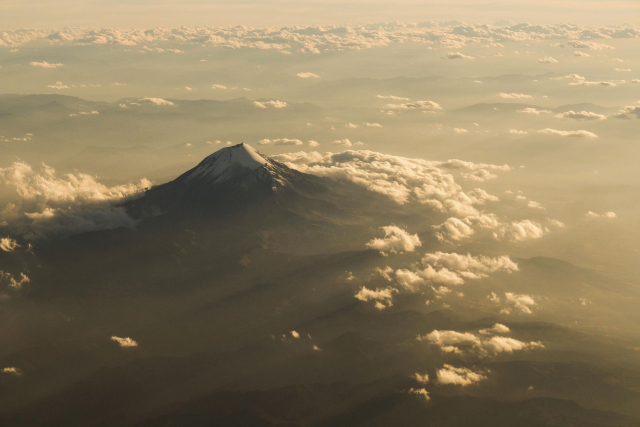 Pico de Orizaba from above