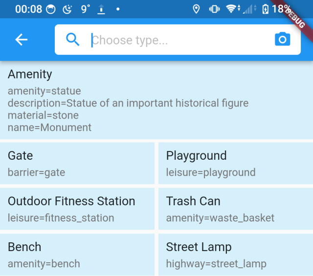 AI detected tags for a monument. Tags are: amenity=statue, description=Statue of an important historical figure, material=stone, name=Monument.