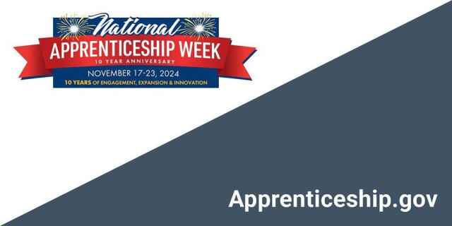 National Apprenticeship Week logo. Apprenticeship.gov.